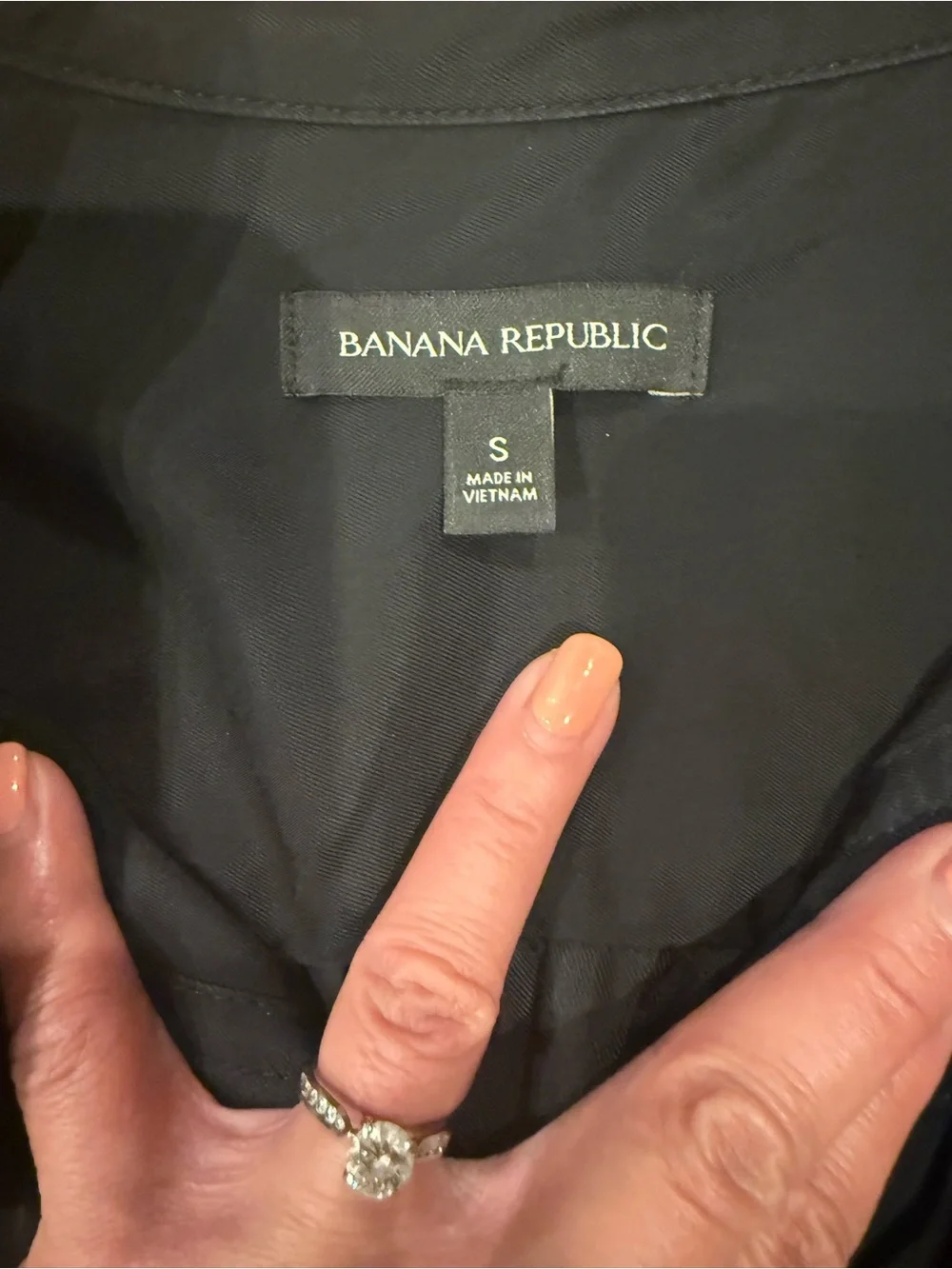 EUC Banana Republic Billow sleeved belted dress.  Black Size  S ~$160 worn once! - Picture 5 of 7